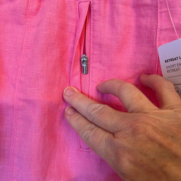 Athleta Retreat Linen Short - Pink - Size M  (NWT) - Picture 6 of 9